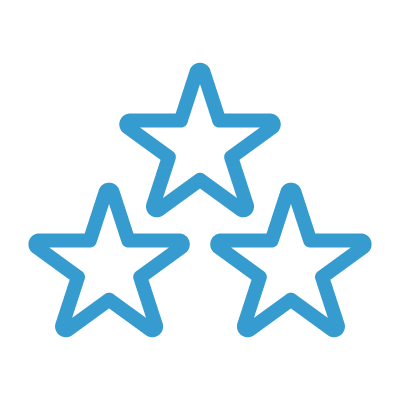 3 stars icon