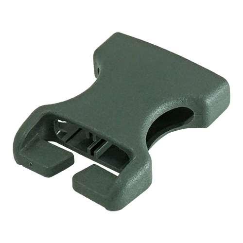 foliage green plastic buckle