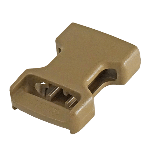 old tan plastic buckle