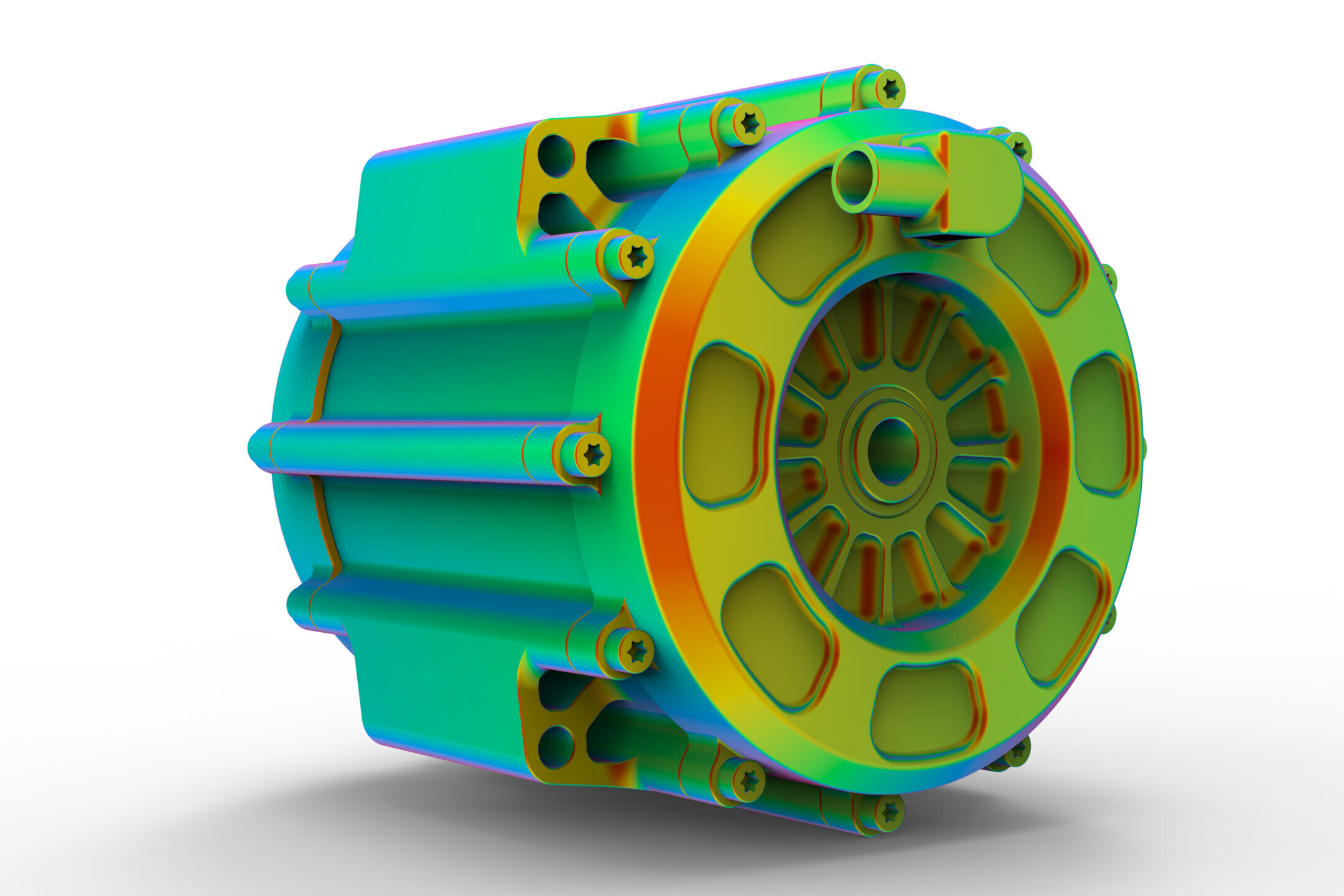 mold flow analysis of a plastic part